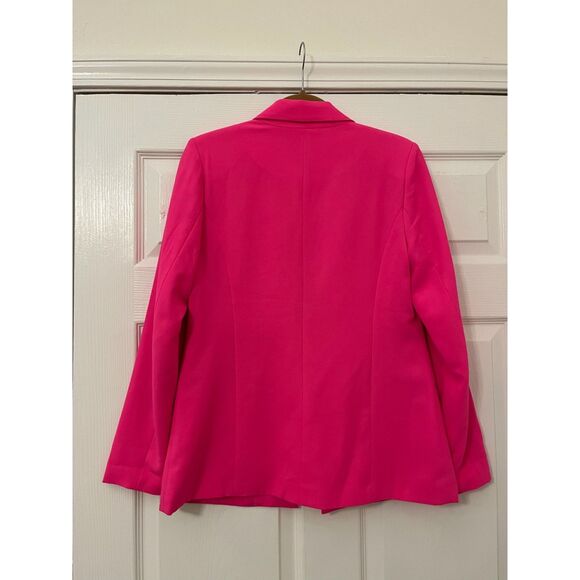 Skies are Blue hot pink open front blazer - size small - Picture 3 of 3